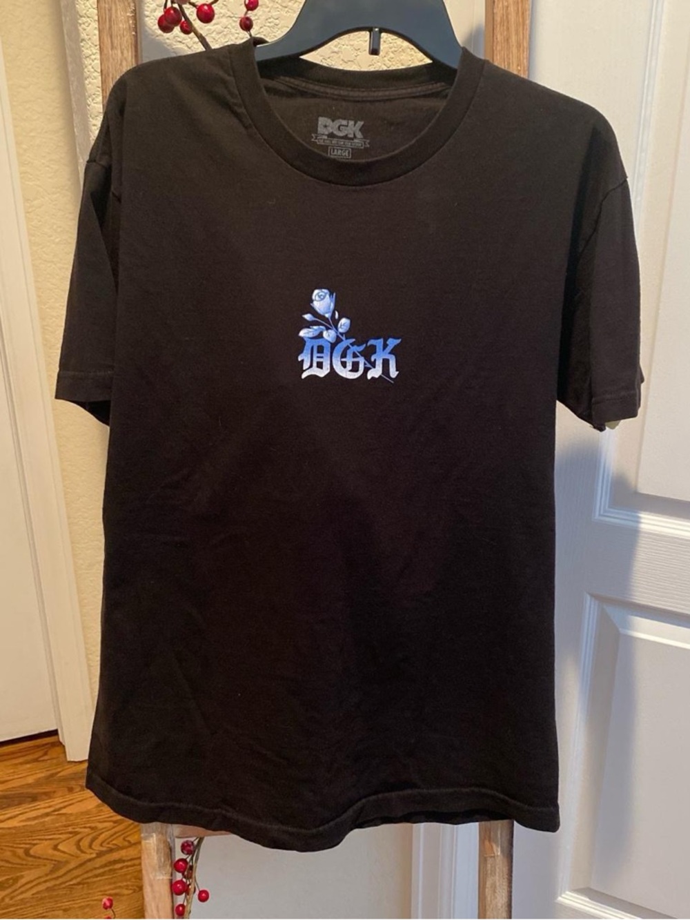 DGK Stay Blessed T Shirt Black • Size Large